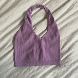 Rib Halter Top from Aritzia in size L